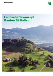 Titelbild des Landschaftskonzepts des Kantons St.Gallen