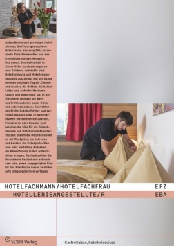 Faltblatt «Hotellerieangestellte/r EBA - Hotelfachmann/ -frau EFZ»