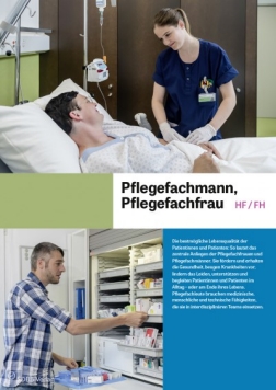 Faltblatt Pflegefachmann/-frau HF/FH