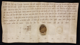 Stiftsarchiv St.Gallen, A4 A1, Urkunde von Karl dem Grossen, 8. März 780