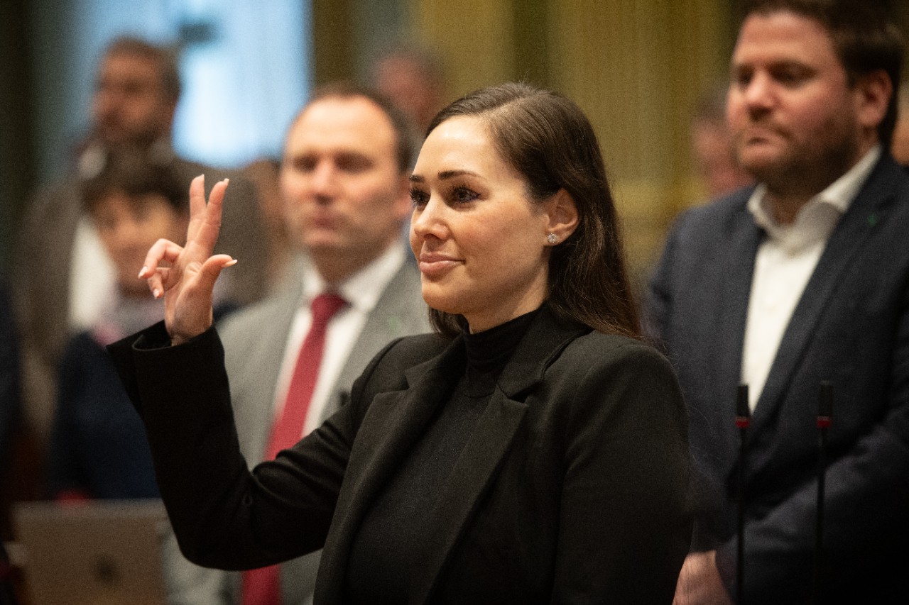 Vereidigung von Jasmin Schams als Handelsrichterin