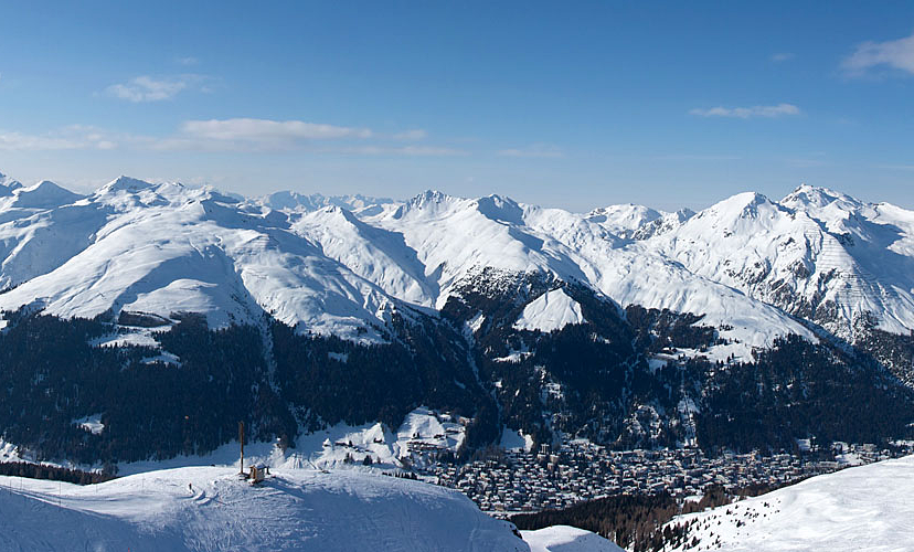 Ausblick von Jakobshorn