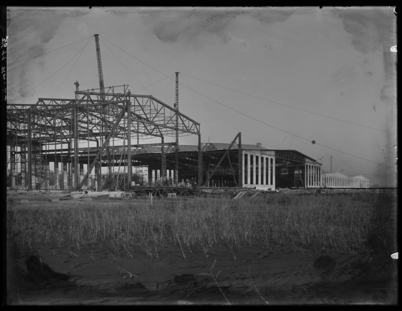 Baufortschritt bis zum November 1926; Foto: Karl Alfred Ziegler, Werkfotograf; StASG W 241/3.00316