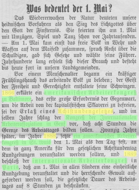 Ostschweizerische Arbeiterzeitung 1906, S. 2 (StASG W 240/1.3-11.2)