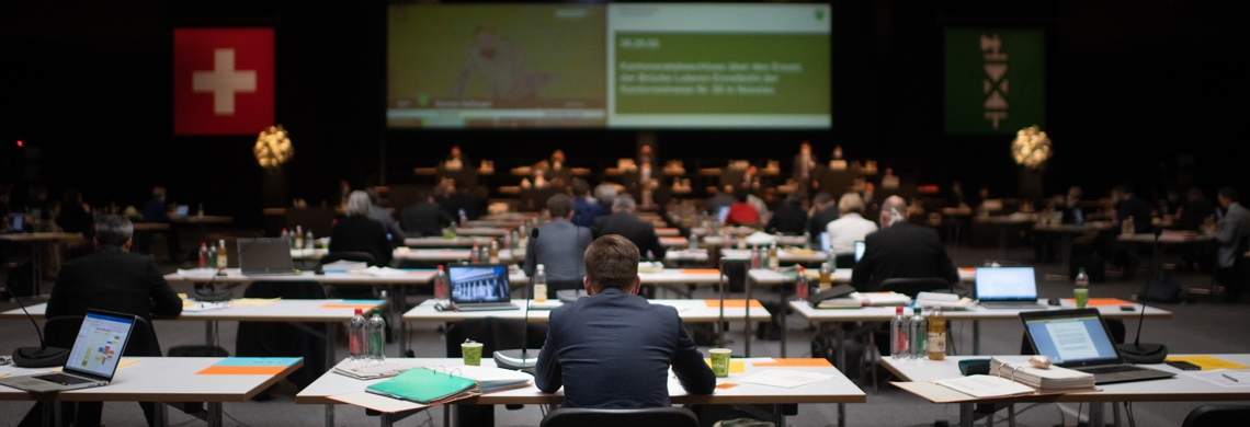 Der Kantonsrat tagt in den Olma-Hallen