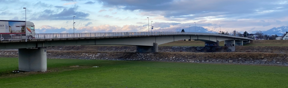 Grenzbrücke zwischen Au und Lustenau