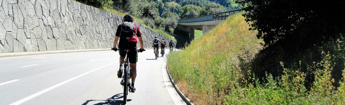 Unterwegs mit dem Velo