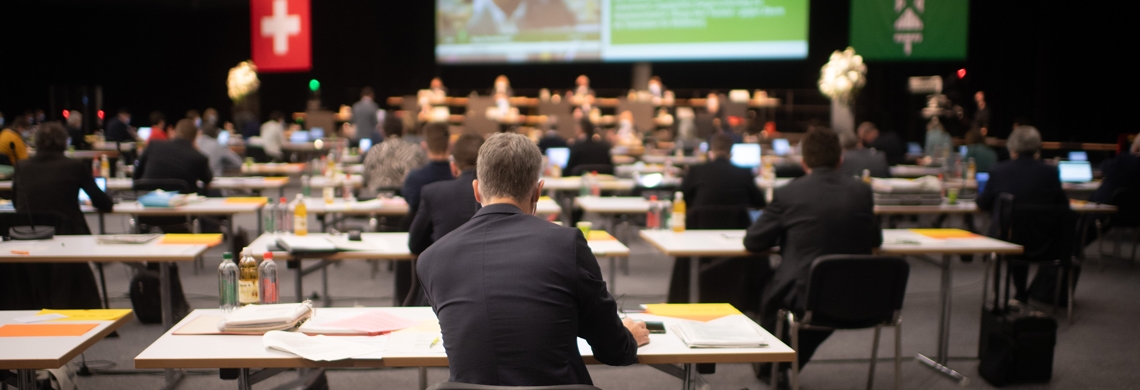 Der Kantonsrat tagt in den Olma-Hallen