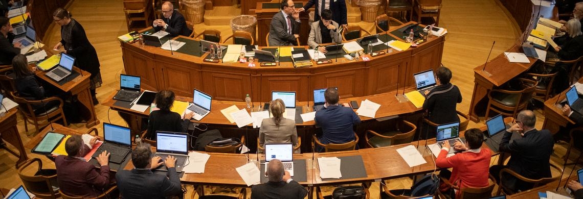 Blick in den Kantonsratssaal
