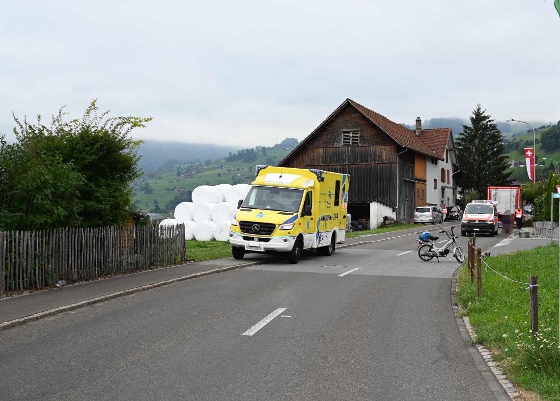 Gams Streifkollision