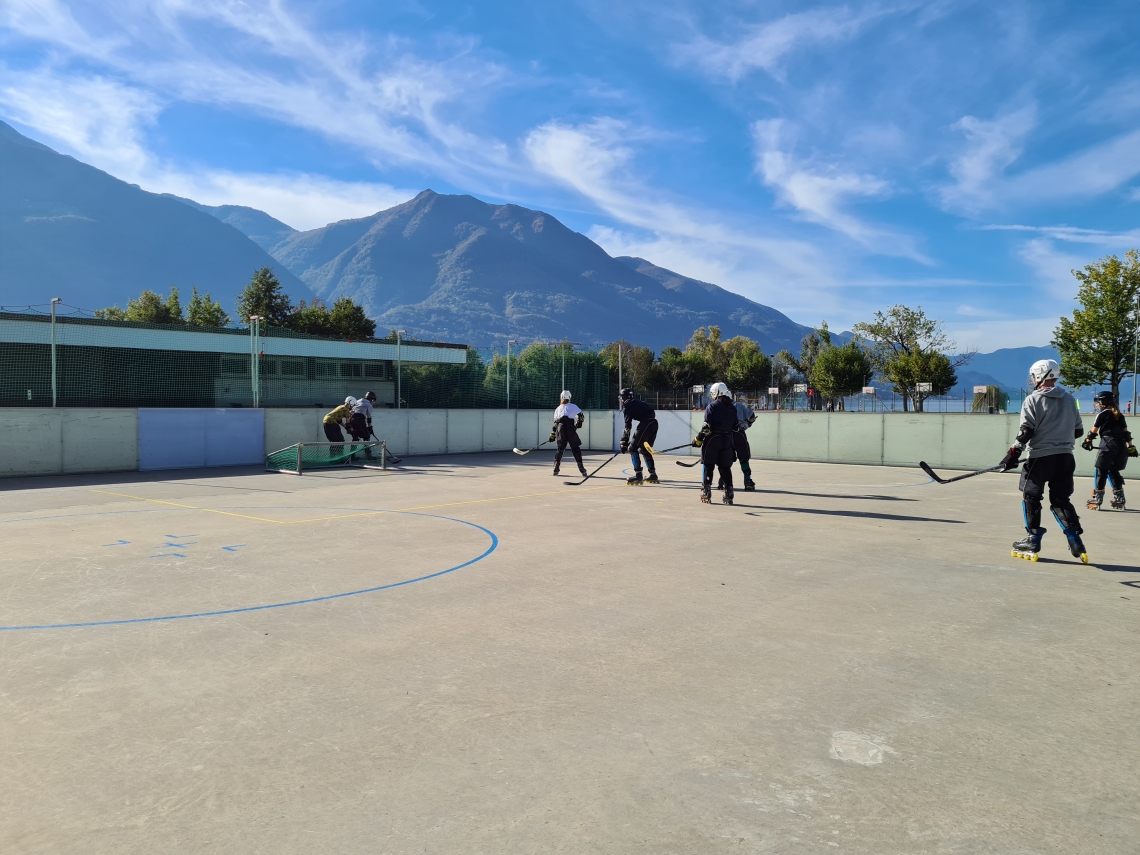 Inline Hockey mit Aussicht