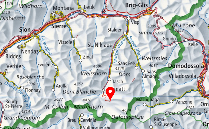 Karte Gornergrat