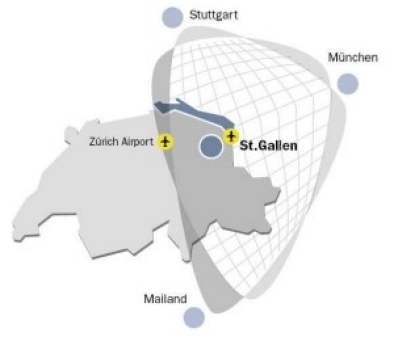 Karte Standort St.Gallen